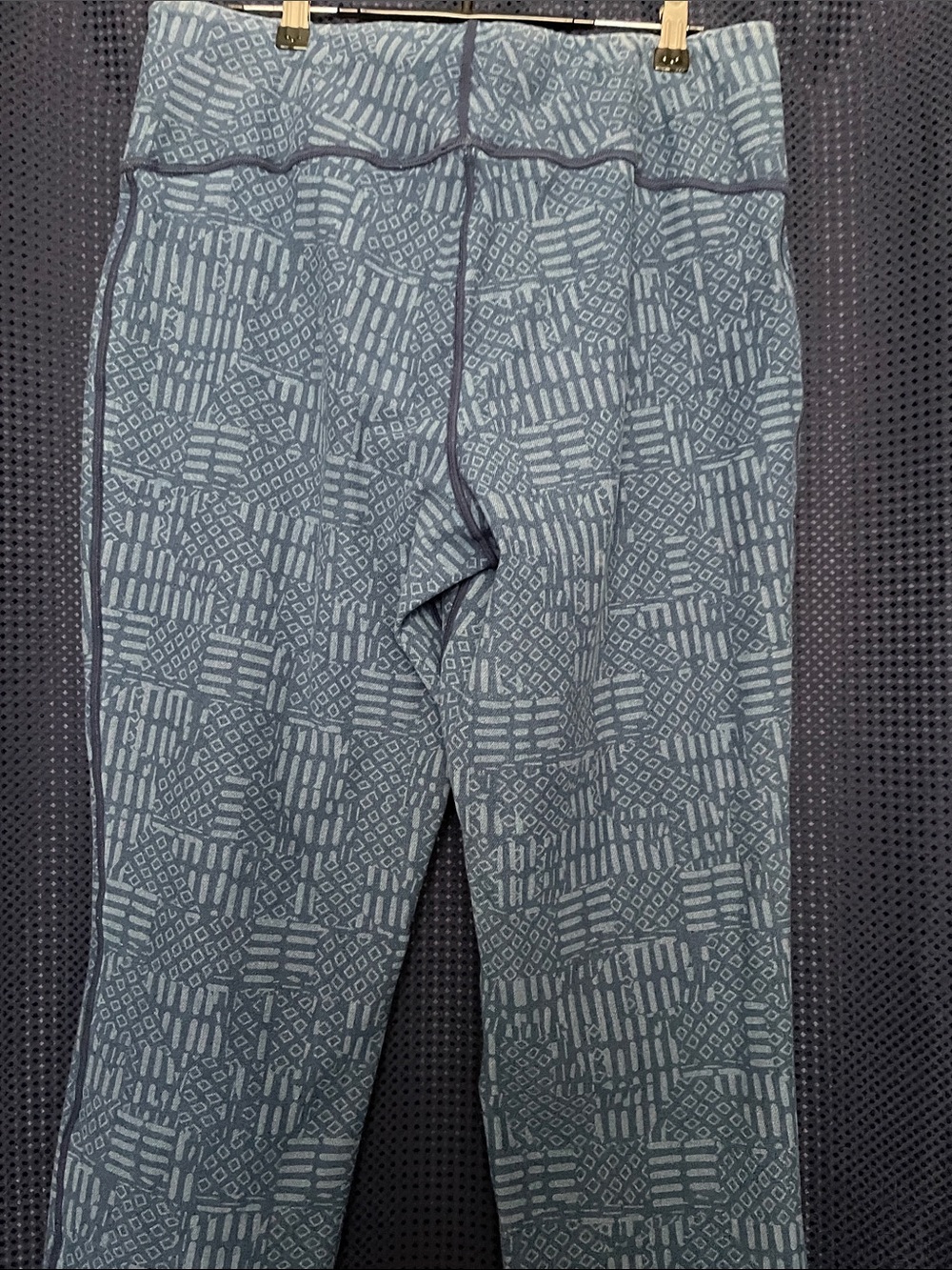 Source Unknown blue denim Patterned Straight-Leg Pants - Picture 3 of 8